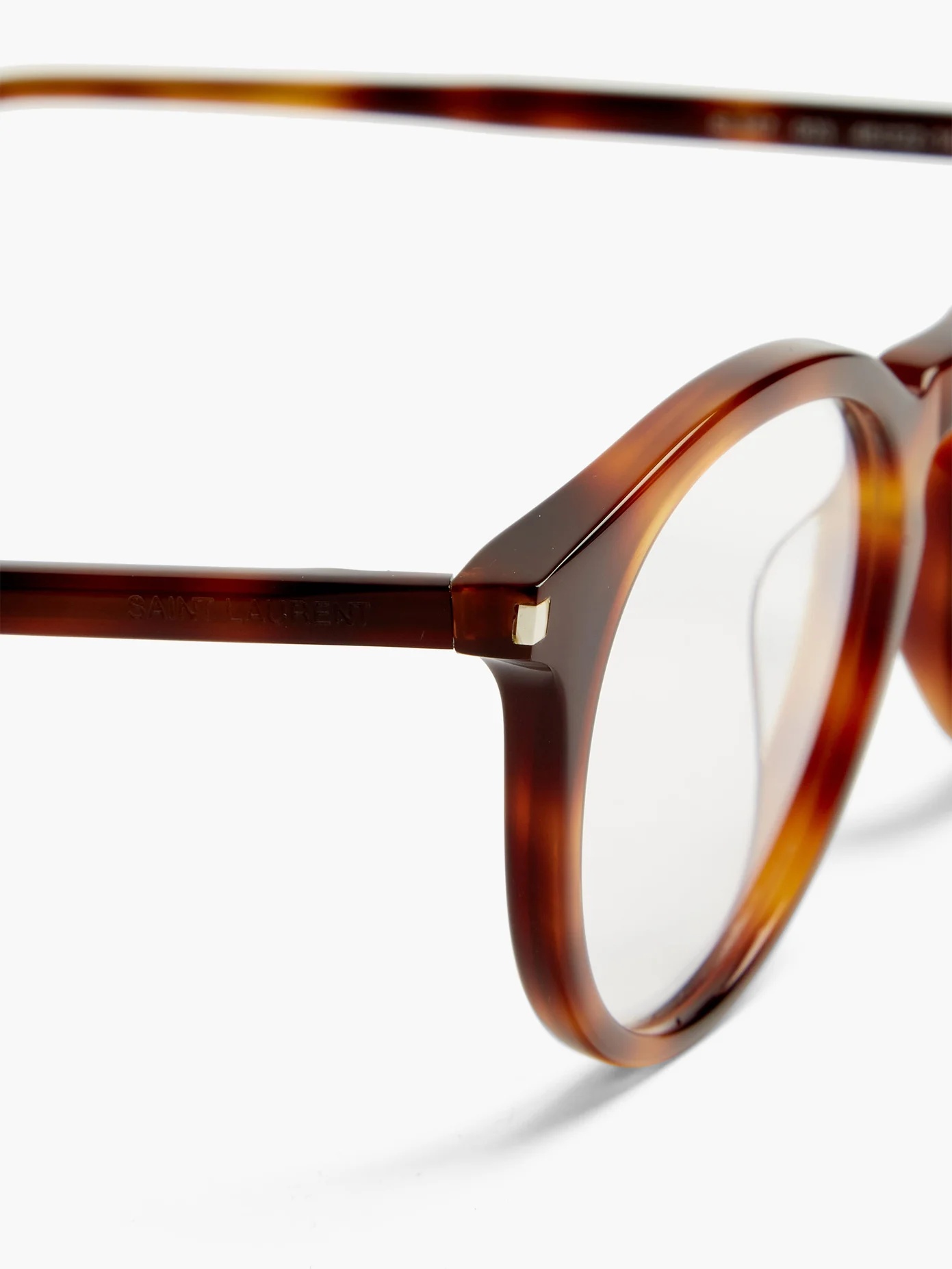 Round tortoiseshell-acetate glasses - 5