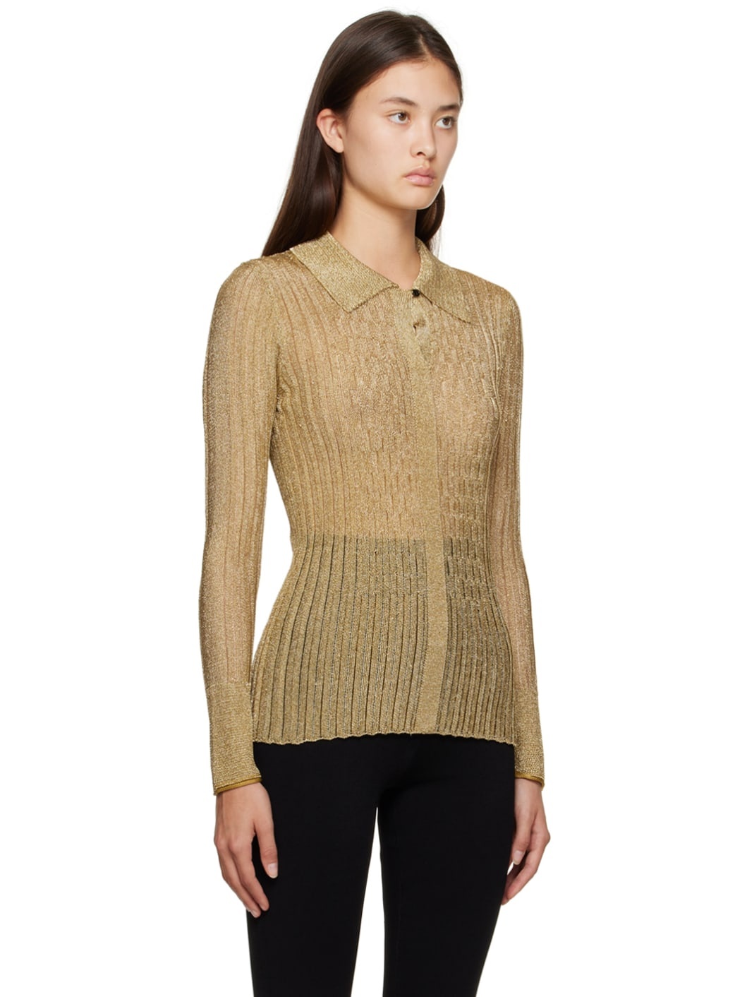 Gold Metallic Shirt - 2