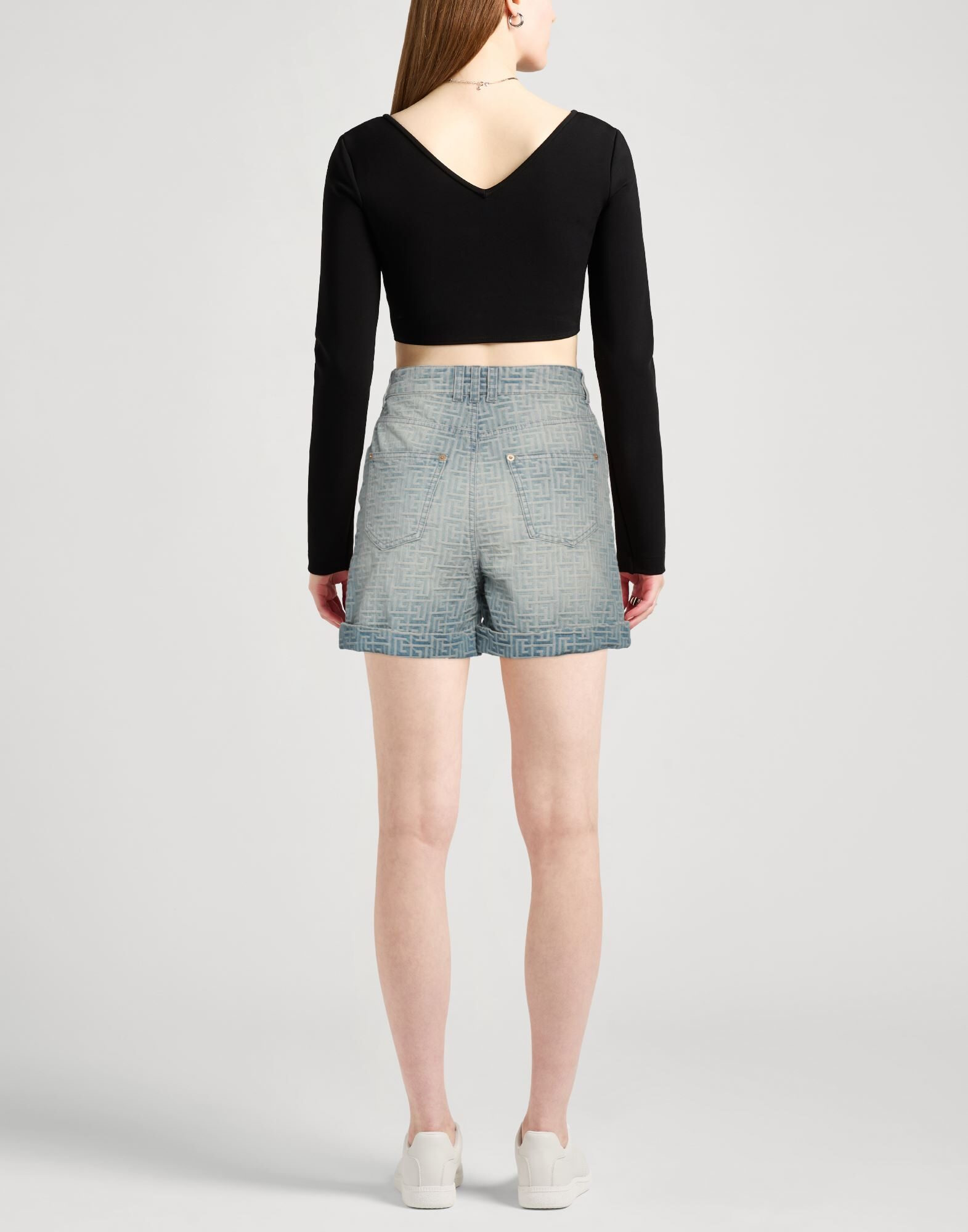 Blue Women's Denim Shorts - 3