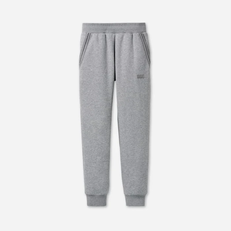 ® Men's Tasman Jogger Cotton Blend/Recycled Materials Bottoms in Grey Heather - 1