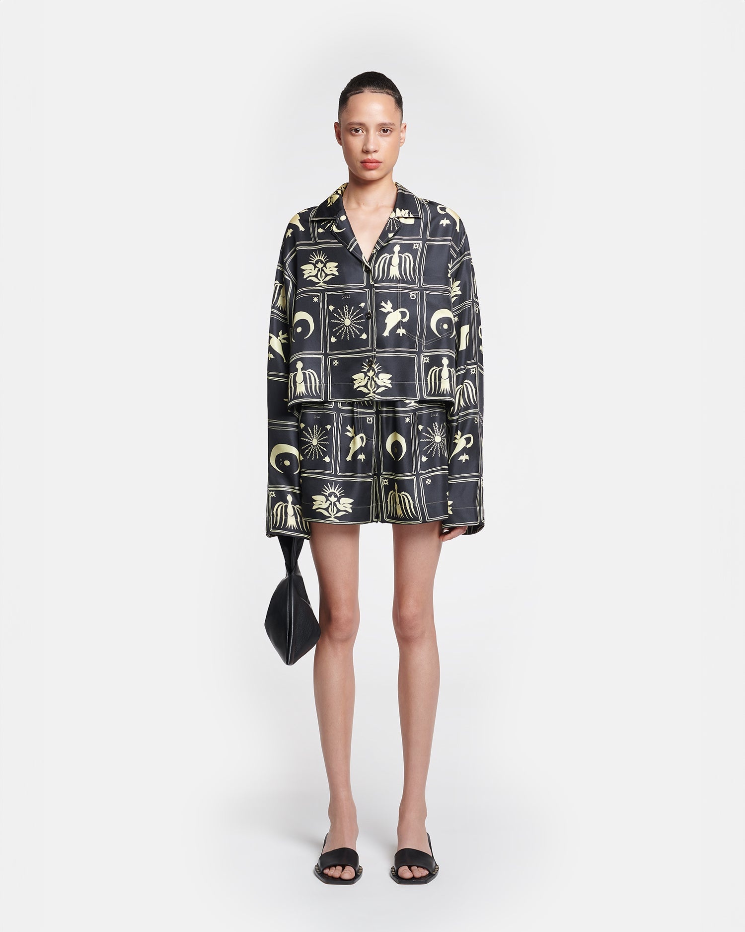 Printed Silk-Twill Boxer Shorts - 5