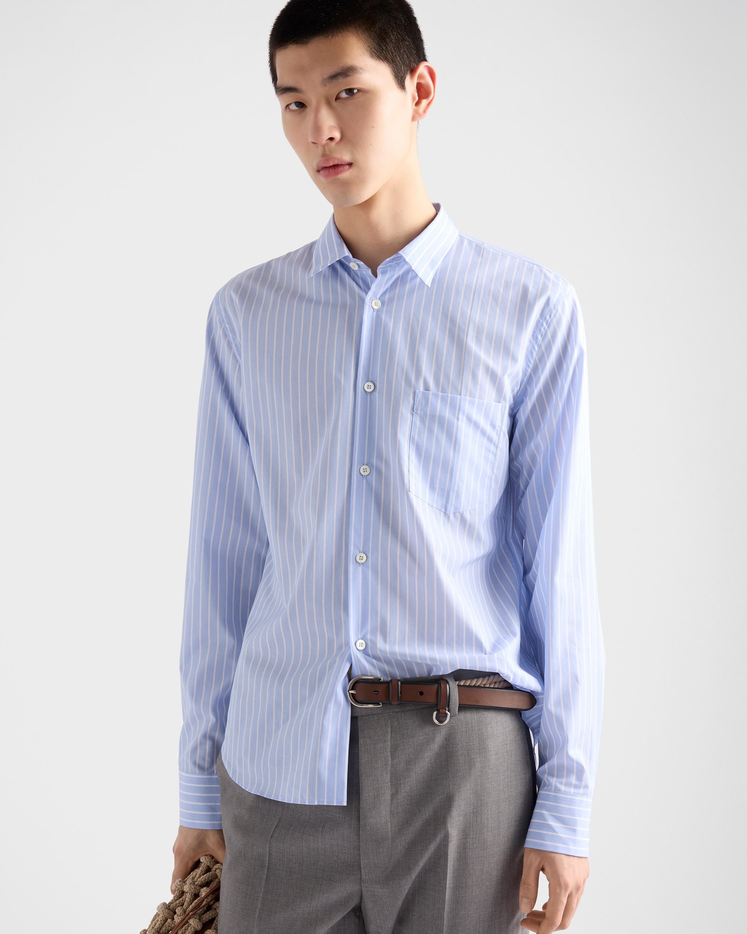 Striped cotton shirt - 6