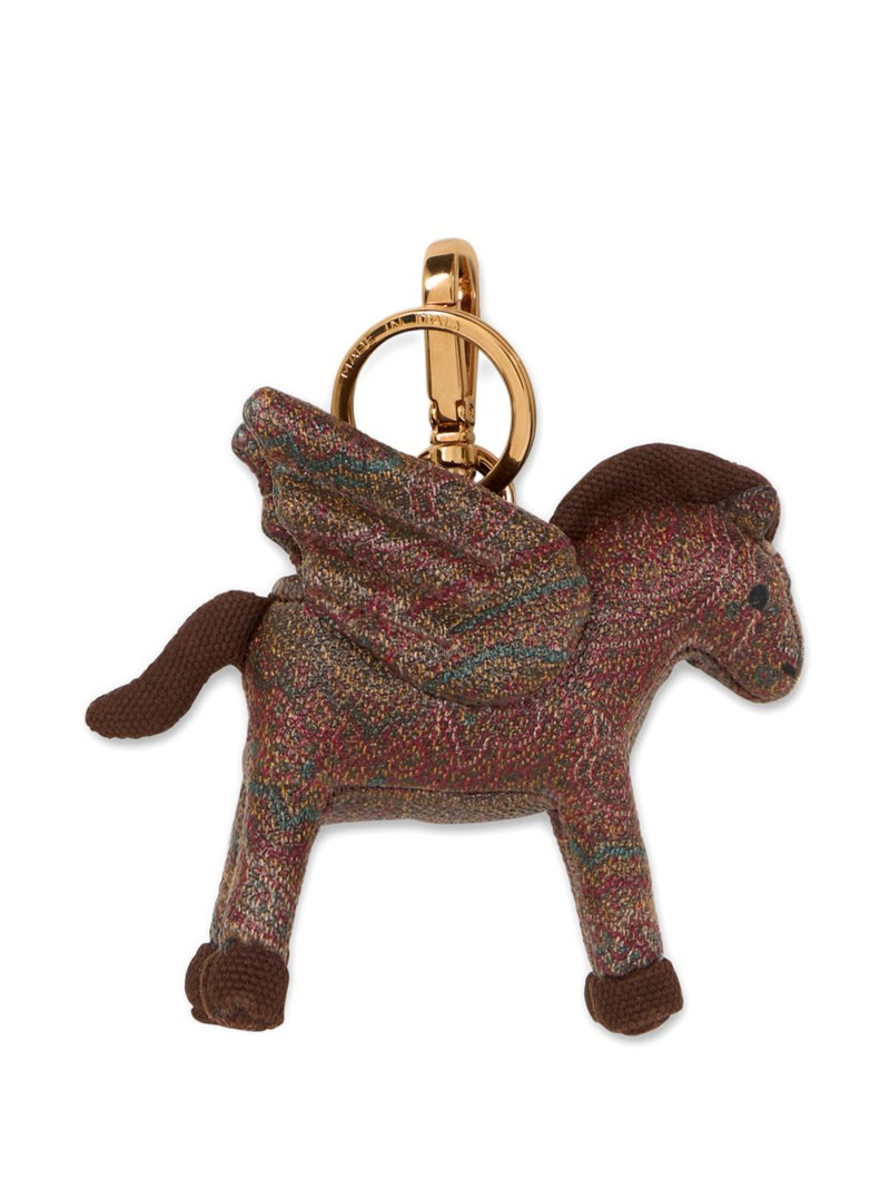 Etro Pegaso bag charm outlook