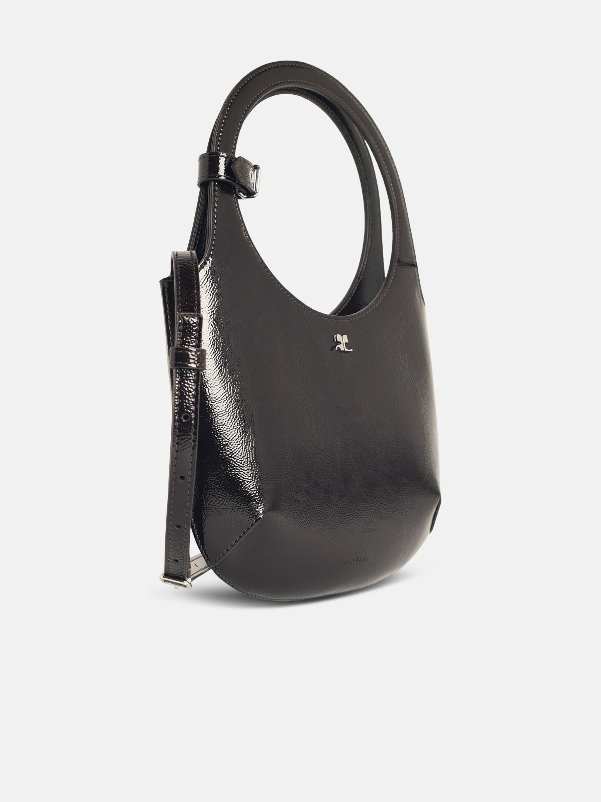 'HOLY NAPLACK' BLACK LEATHER BAG - 2