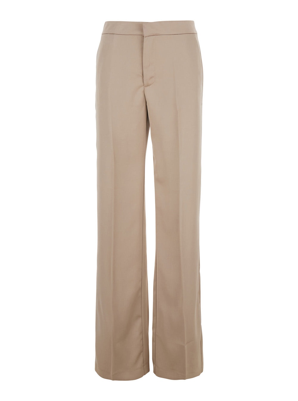 THE ANDAMANE - The Andamane Women Beige Pants With Pences On The Front In Tech Fabric Woman - 1