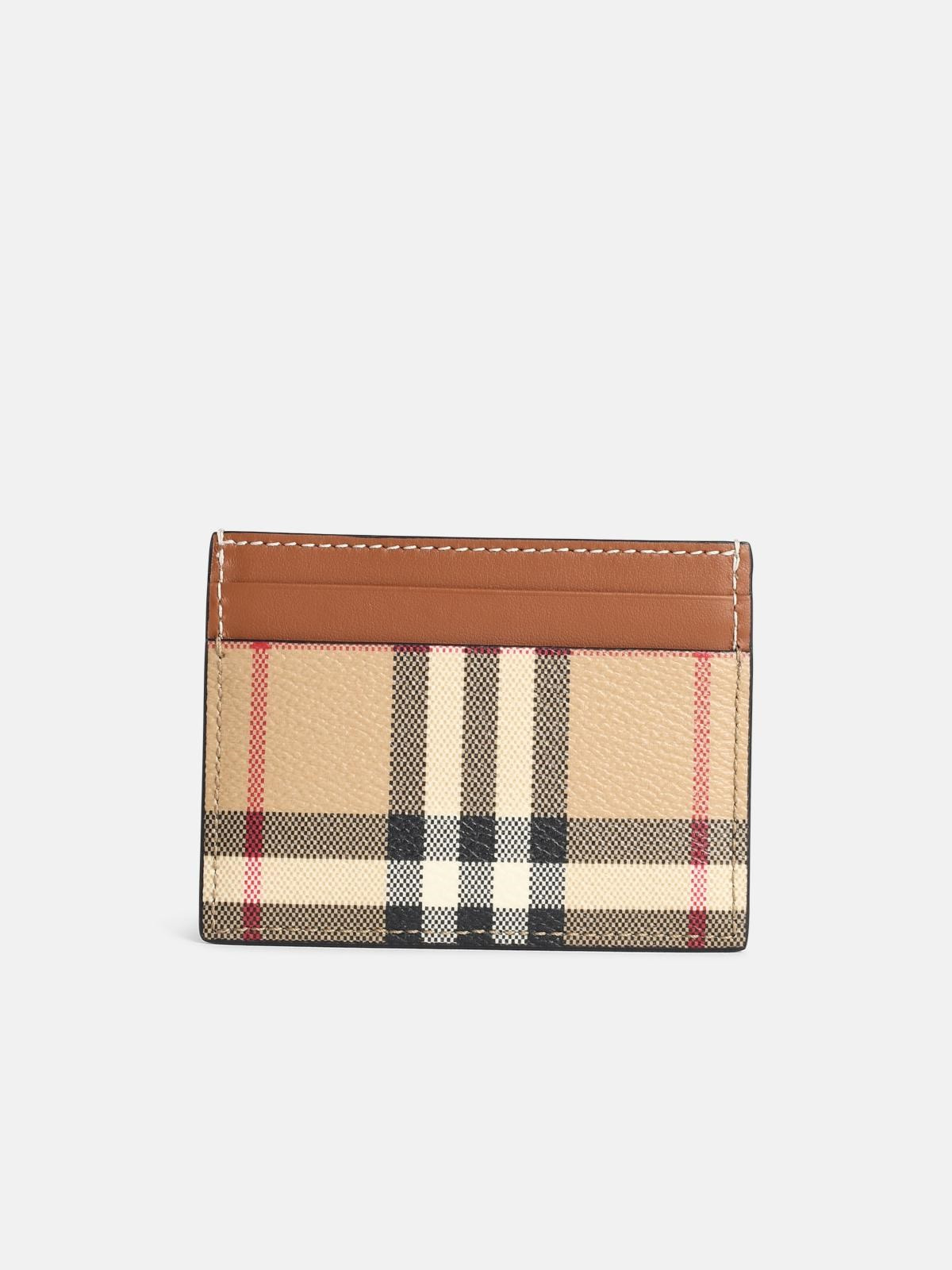 CARDHOLDER IN BEIGE TELA - 1
