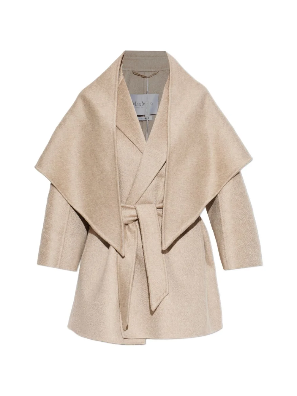 Detto belted shawl-collar coat - 1