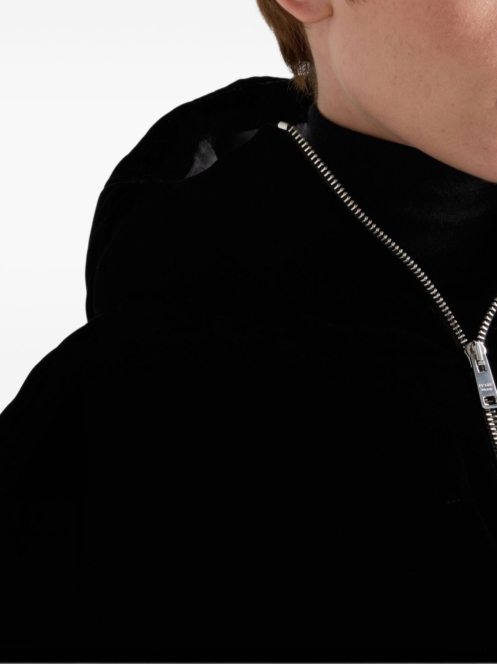 velvet puffer jacket - 4