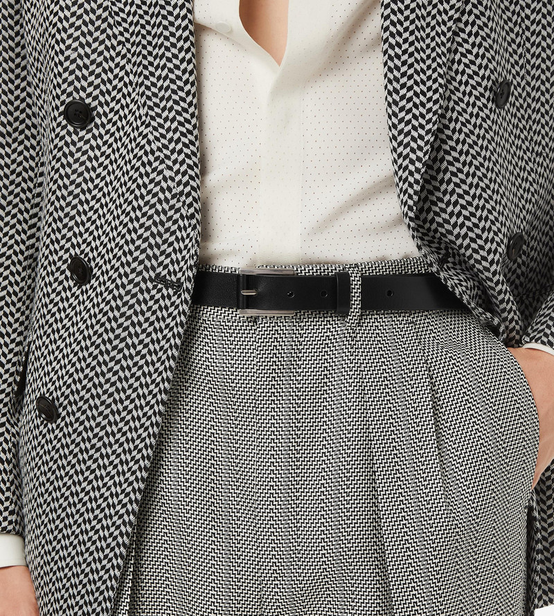 TOM FORD VACCHETTA LEATHER DETAIL BUCKLE BELT outlook