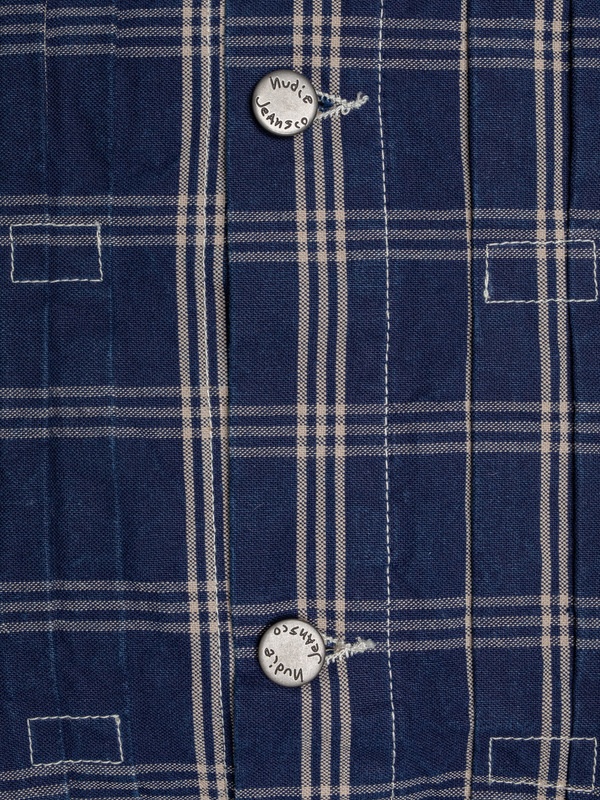 Dante II Indigo Check Jacket Blue - 8