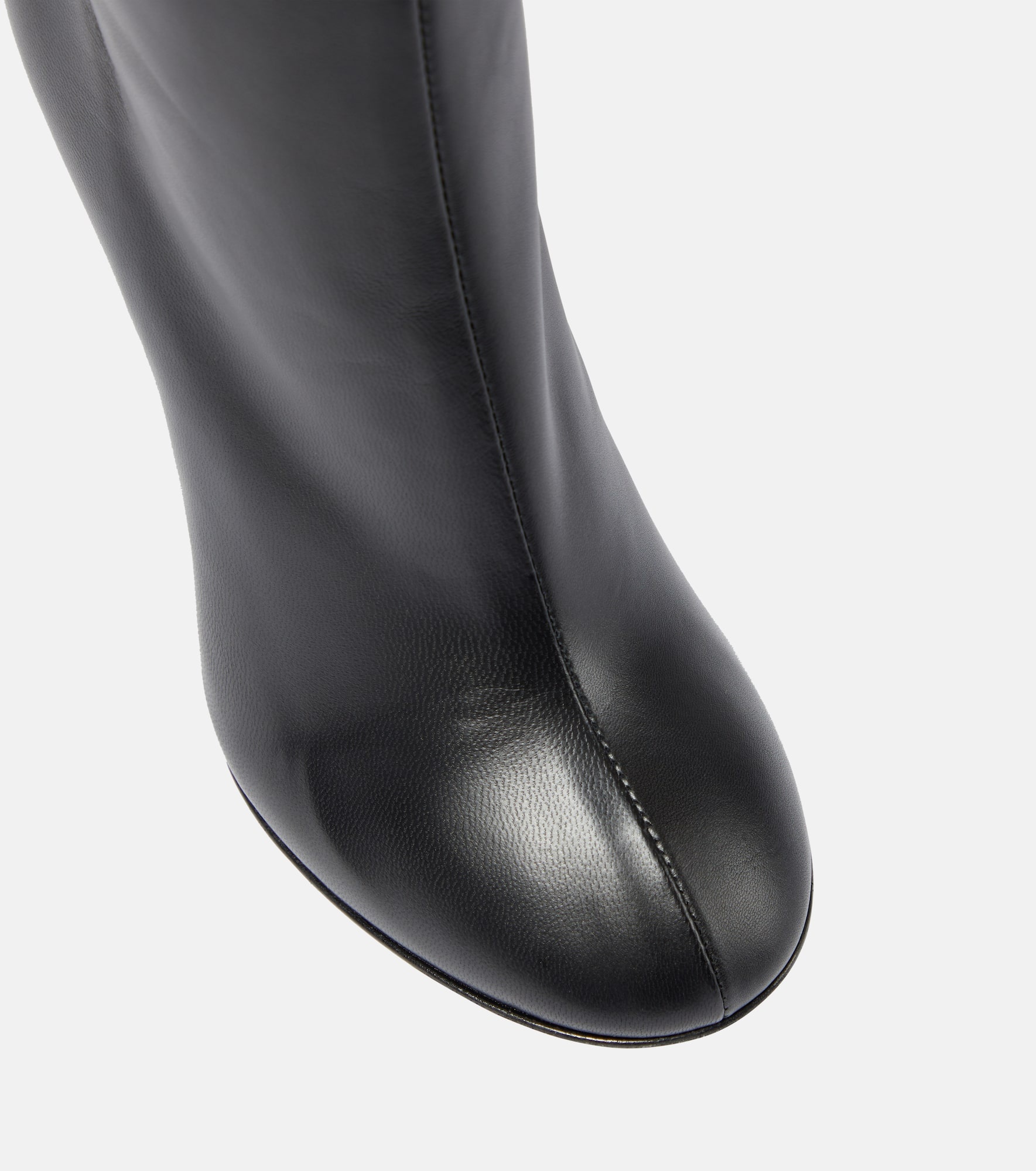 Leather knee-high boots - 6