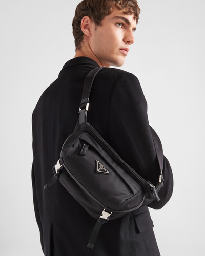 Prada Re-Nylon and Saffiano leather shoulder bag outlook
