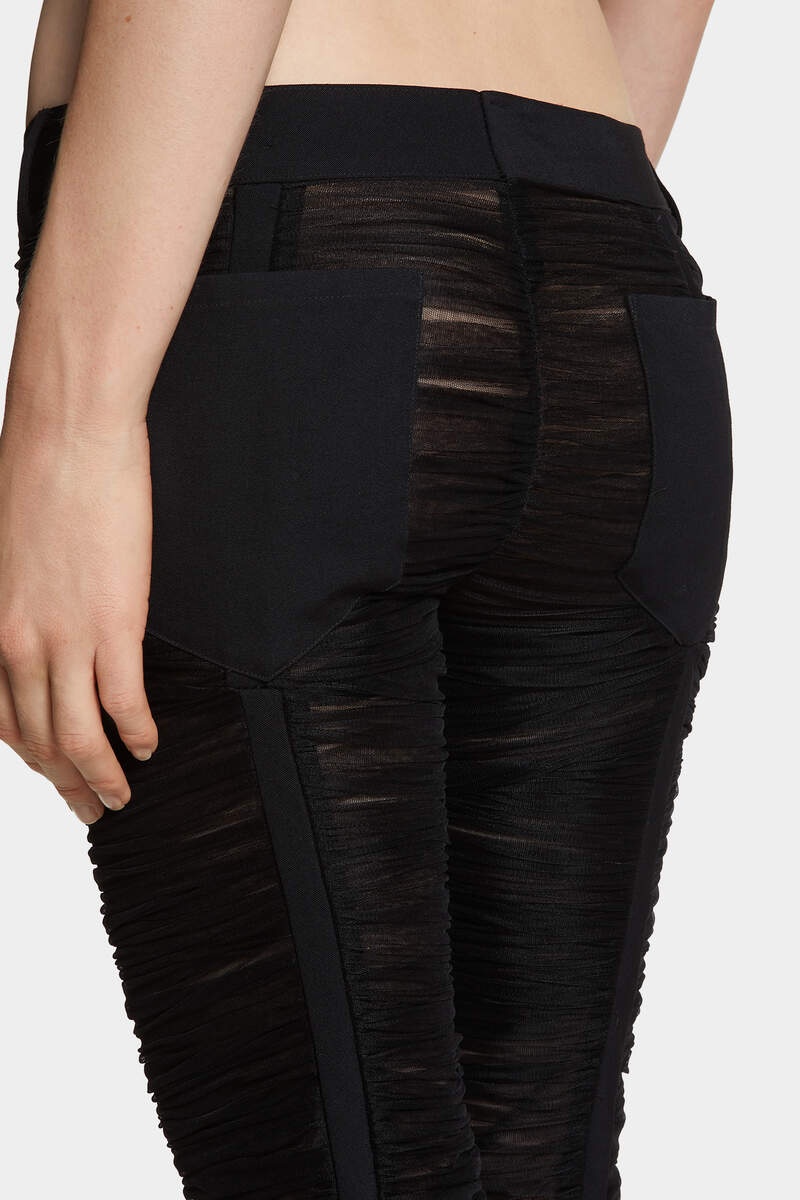 ONE SEAM DRAPED SEXY PANT - 5