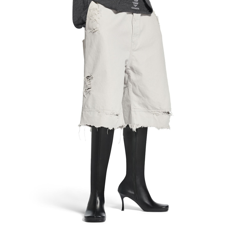 여성 Balenciaga I Scholl Boot 에 검정 9