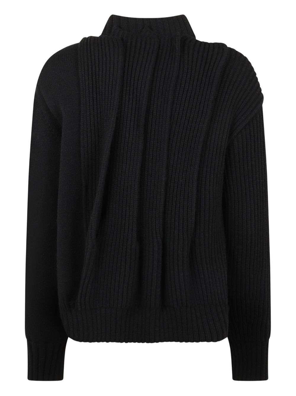 ribbed-knit zip-front cardigan - 2