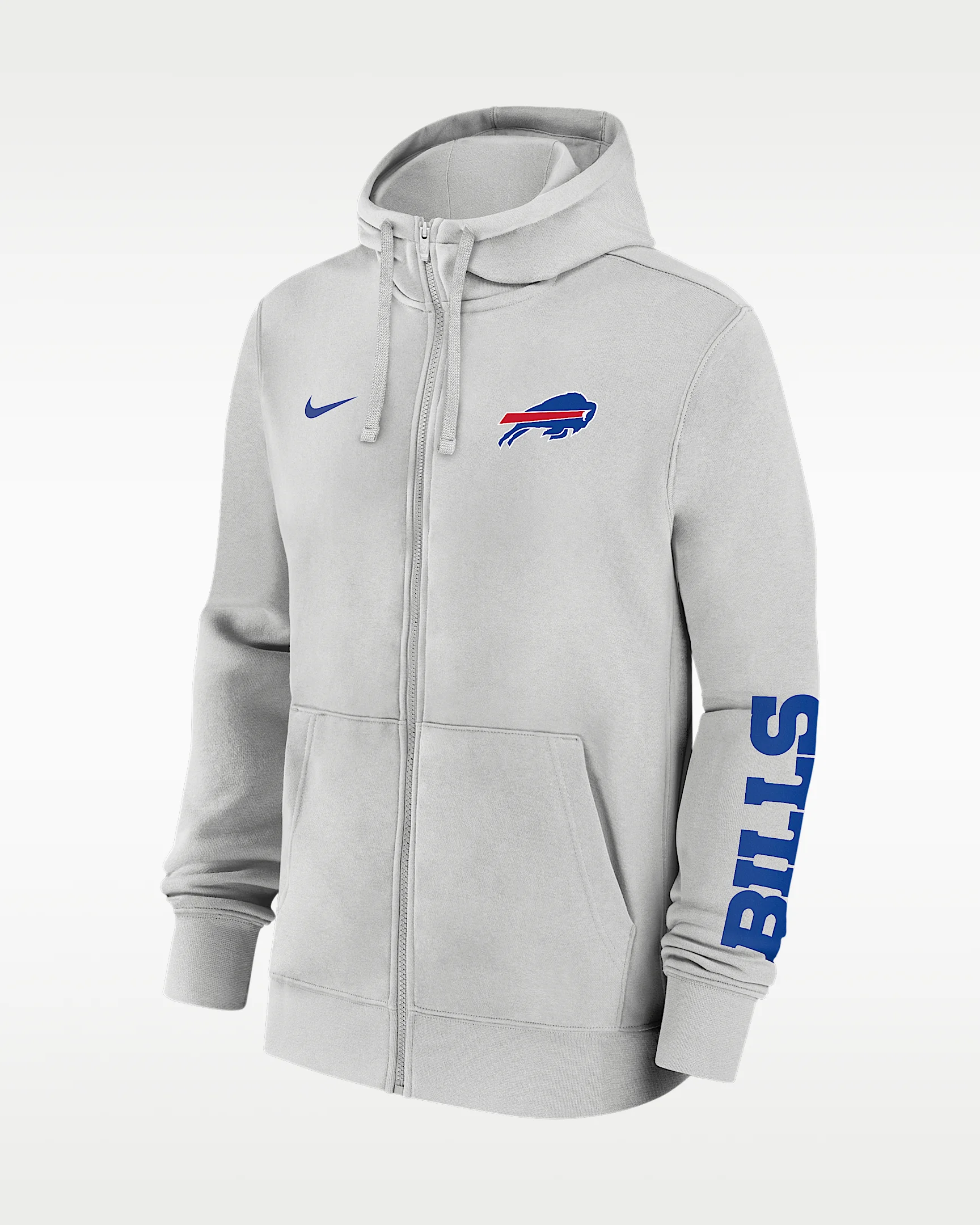 Buffalo Bills Club Men's Nike NFL Full-Zip Hoodie - 1