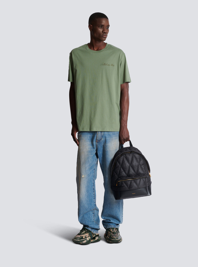 Balmain Loose-fit blue denim jeans outlook