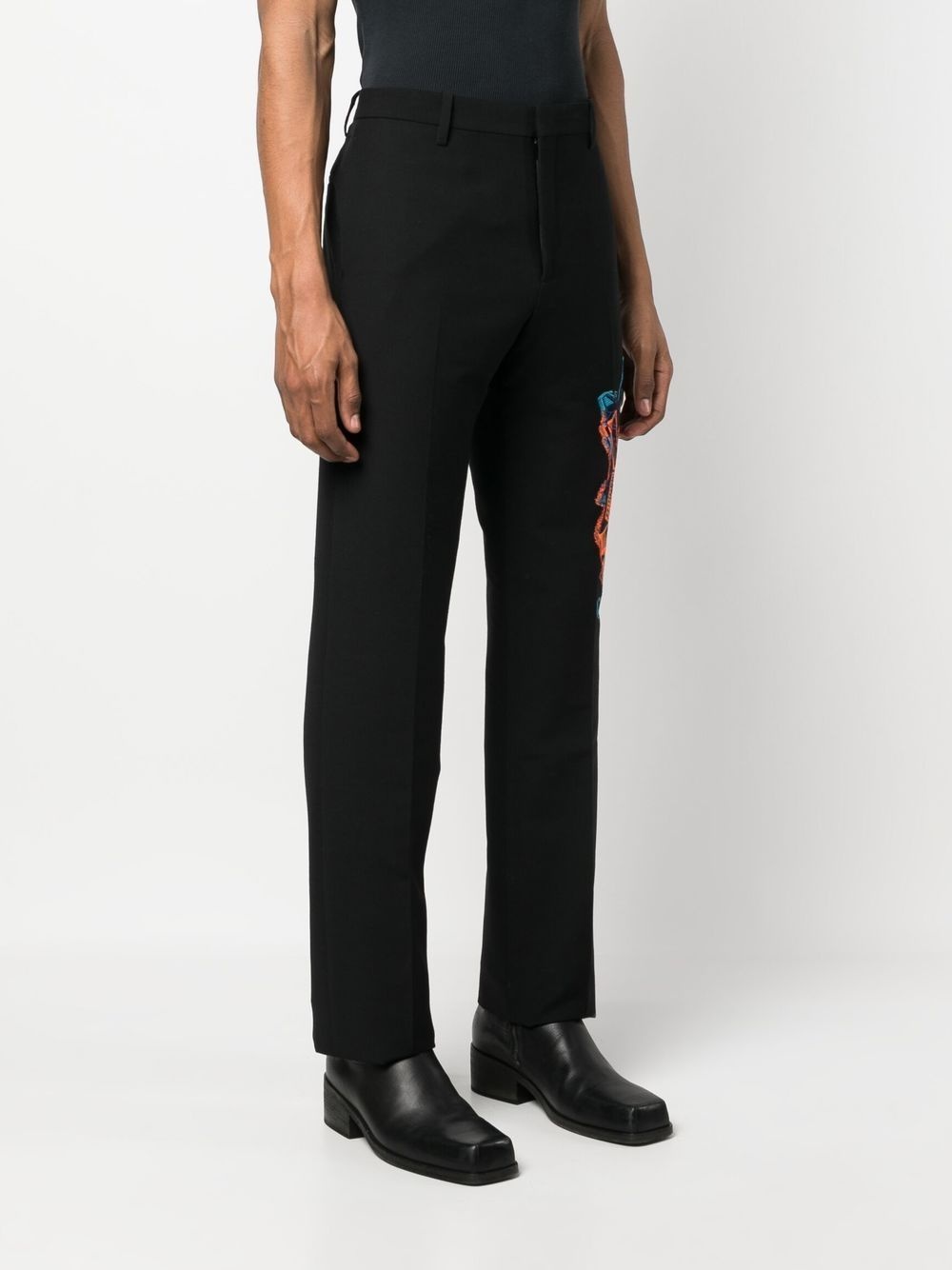 GRAF COUPE' SLIM-CUT TROUSERS - 5