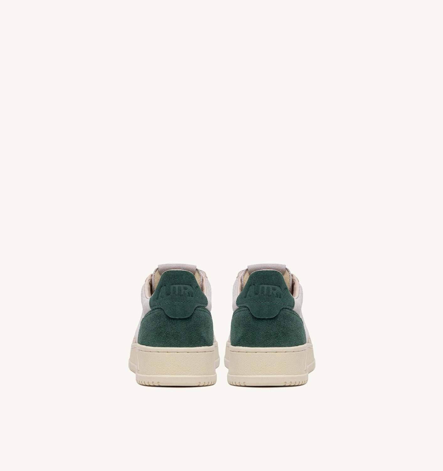 MEDALIST LOW SNEAKERS IN TRICOLOR SAND AND GREEN SUEDE - 4