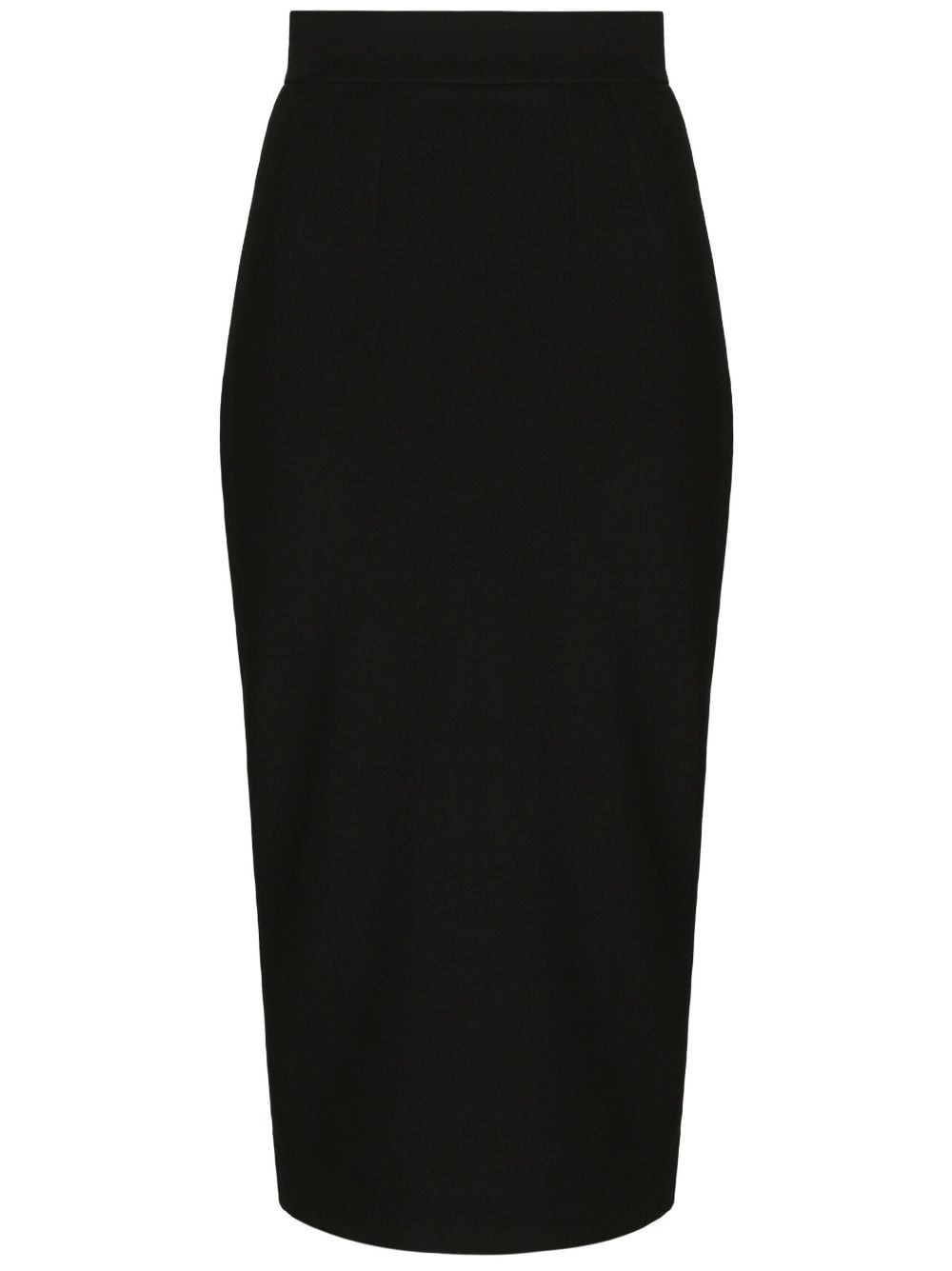 high-waisted midi skirt - 1