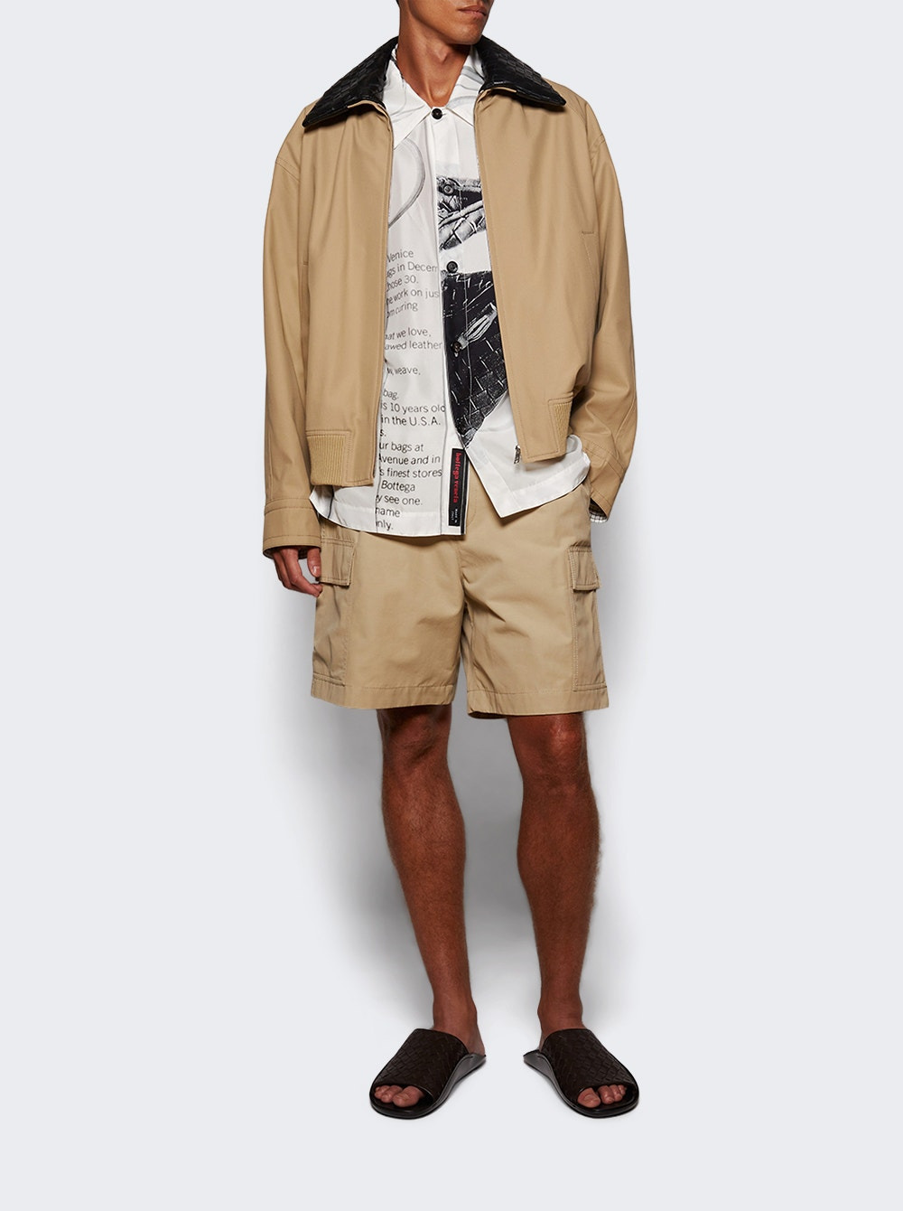 Printed Shirt Chalk And Black - 5