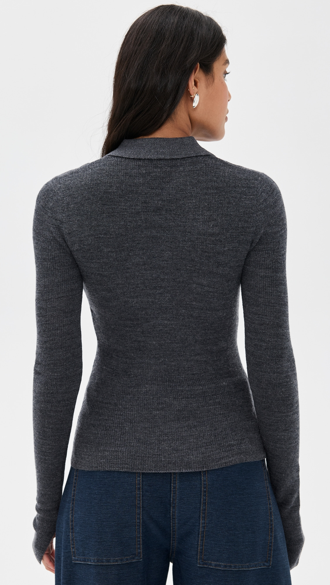 Fine Merino Jacquard Polo - 2
