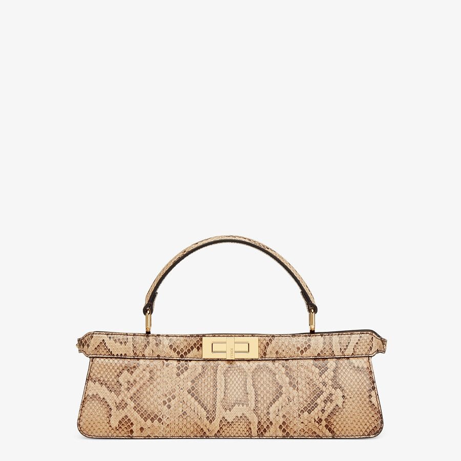 Beige python bag - 1