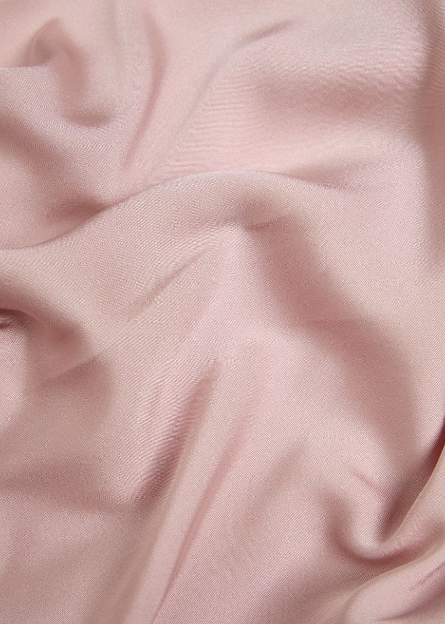 Vince Gathered Silk-blend Blouse - 5