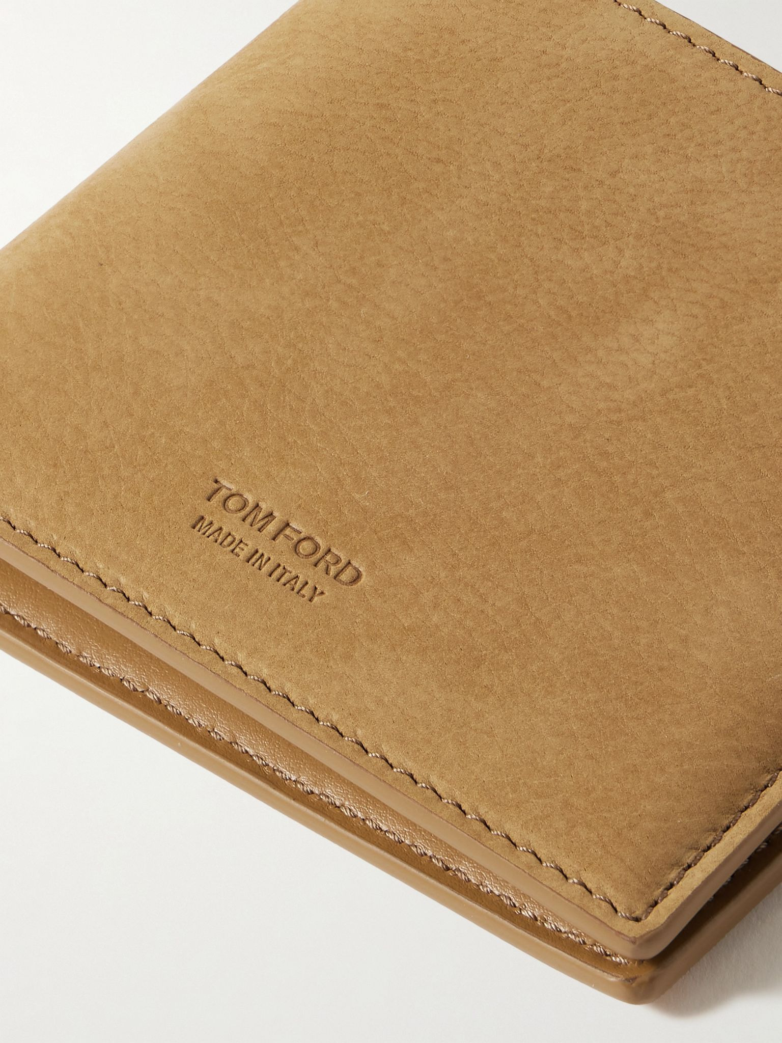 Nubuck Billfold Wallet Neutral - 3