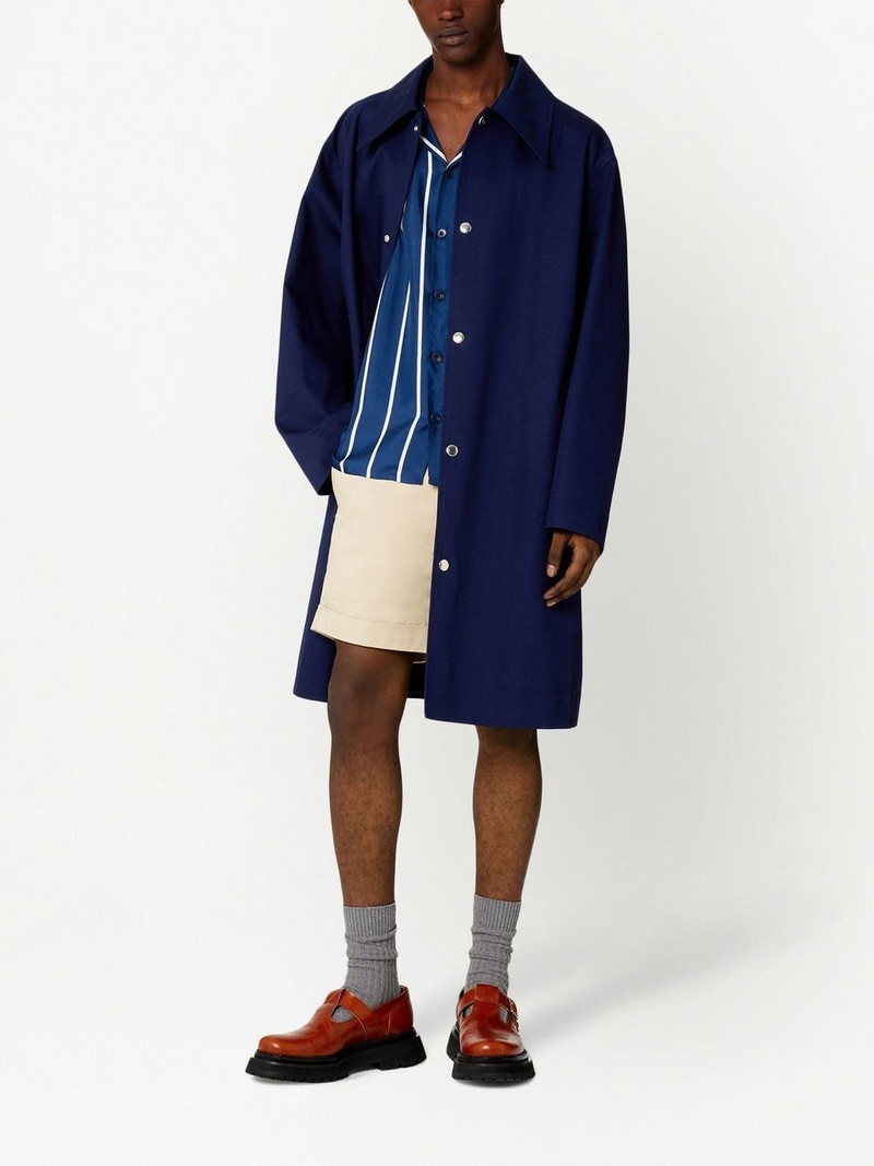 AMI Paris press-stud shirt coat outlook