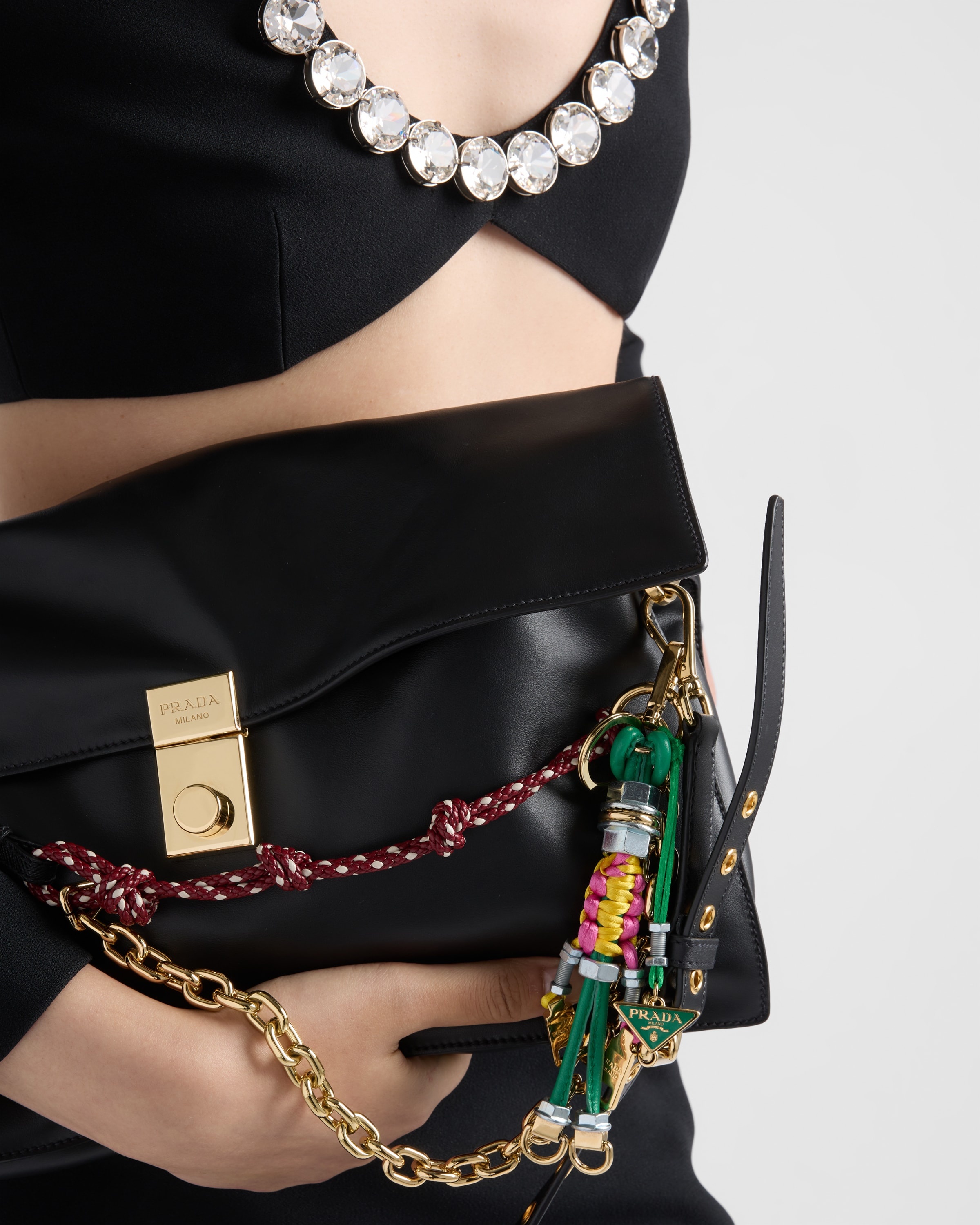 Embroidered sablè compact top - 6