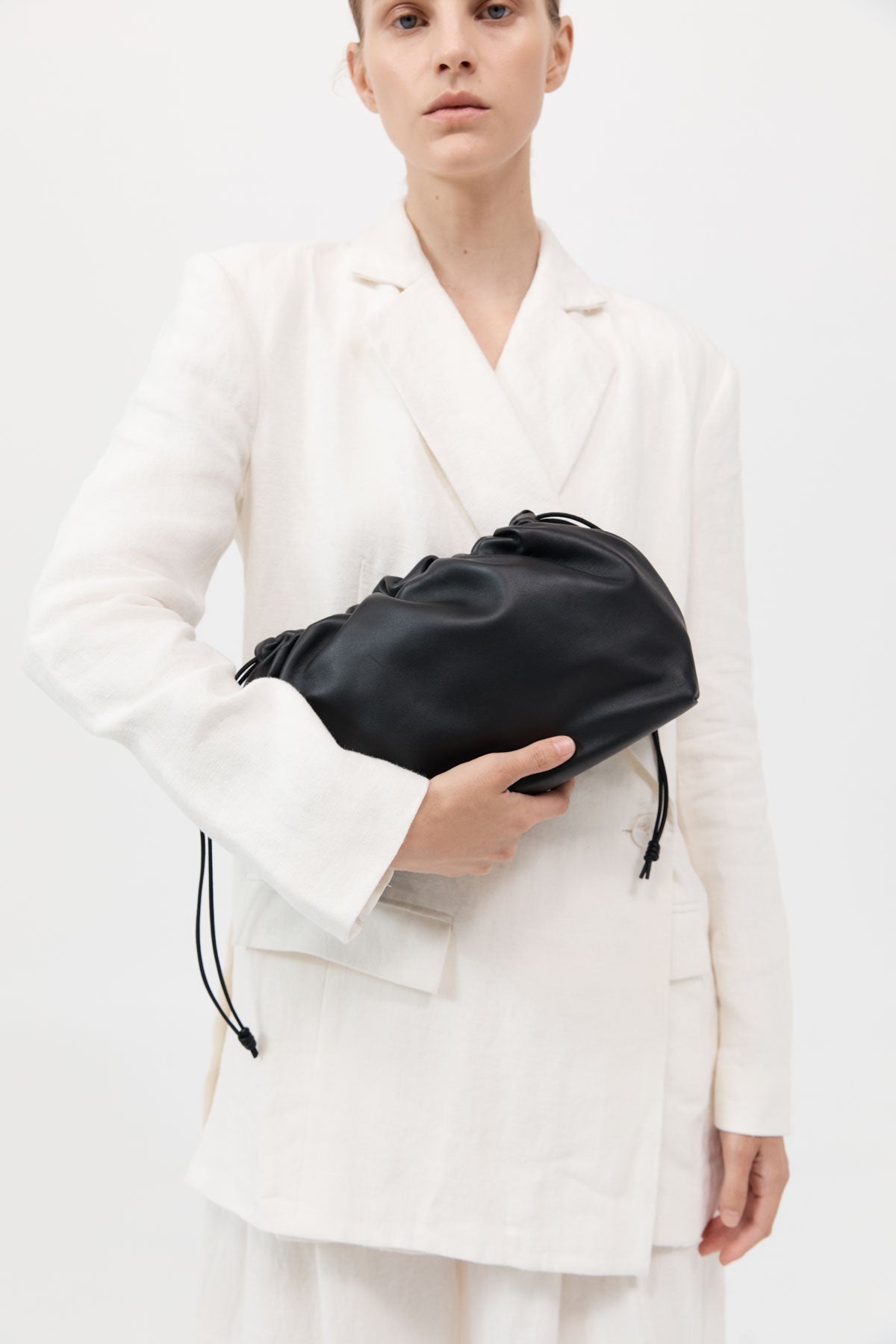 Soft Drawstring Bag - Black - 1