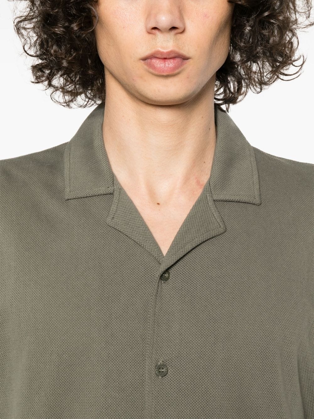 cotton piquÃ©-weave shirt - 5