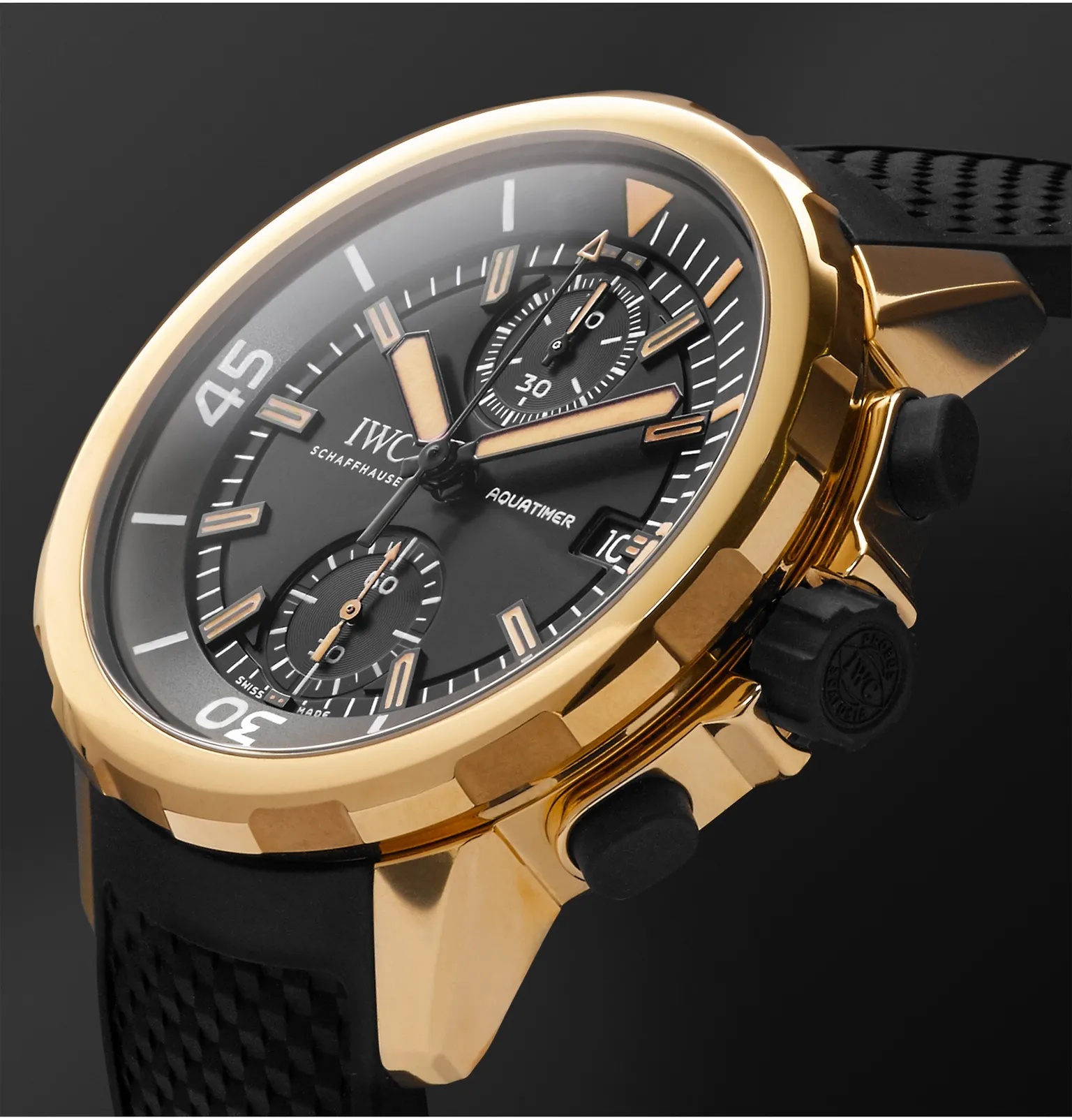 Aquatimer Expedition Charles Darwin Automatic Chronograph 44mm Bronze and Rubber Watch, Ref. No. IW3 - 4