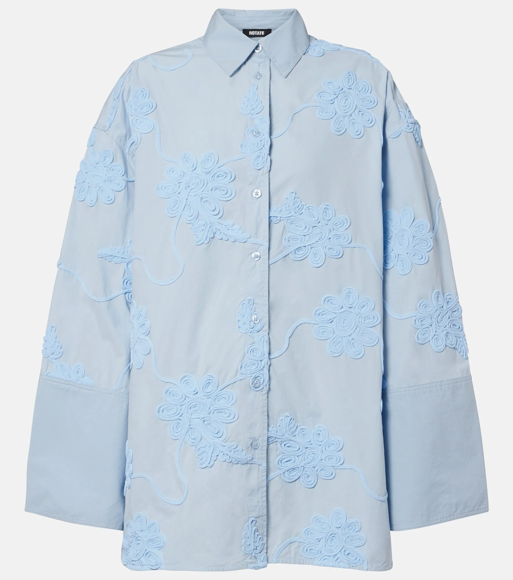 Embroidered cotton shirt - 1