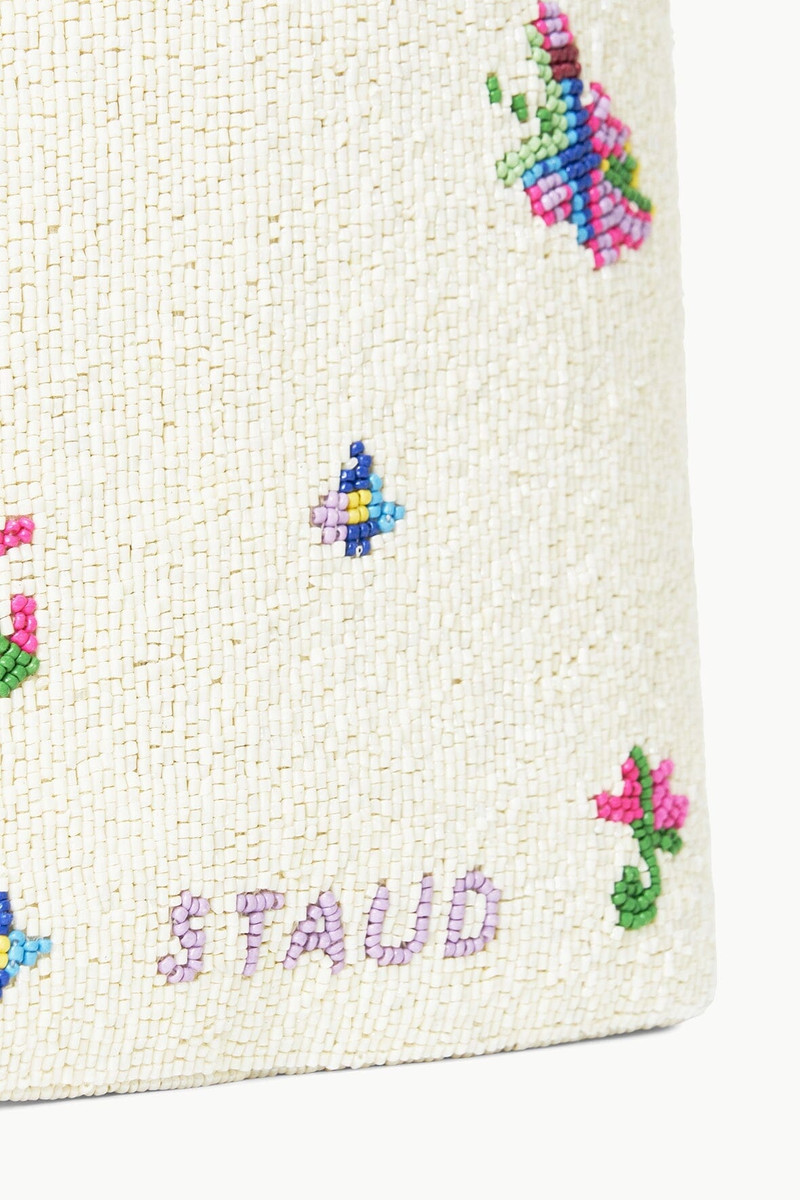 STAUD BEADED COTE BAG FIRST BLOOM DAY 6