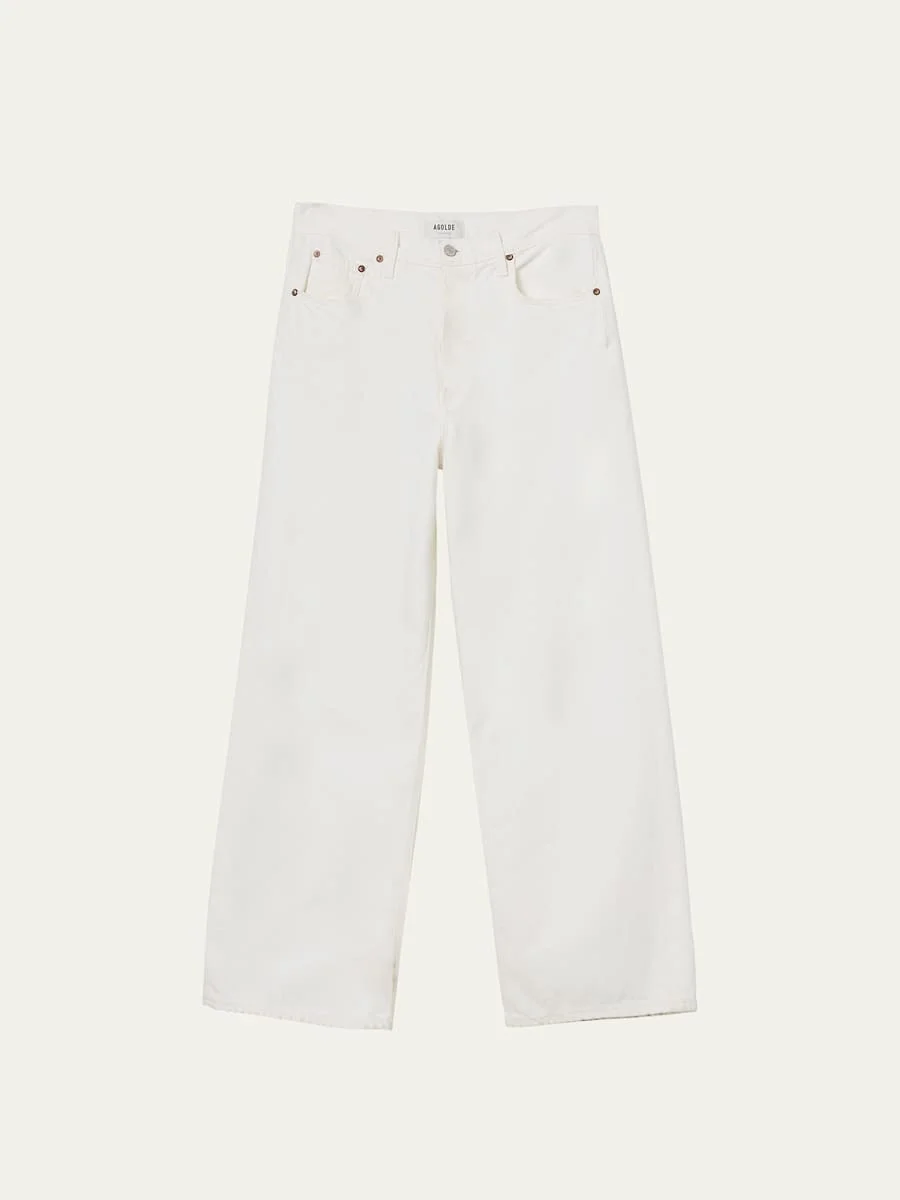 Low-Rise Wide Baggy Jeans - 1