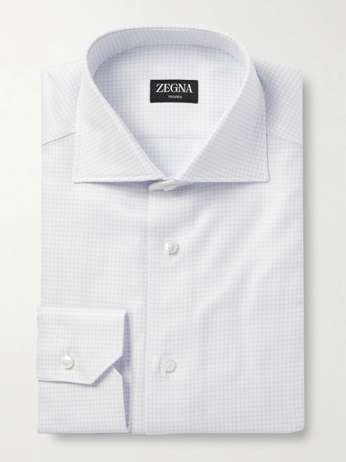 Checked Cotton Shirt - 1