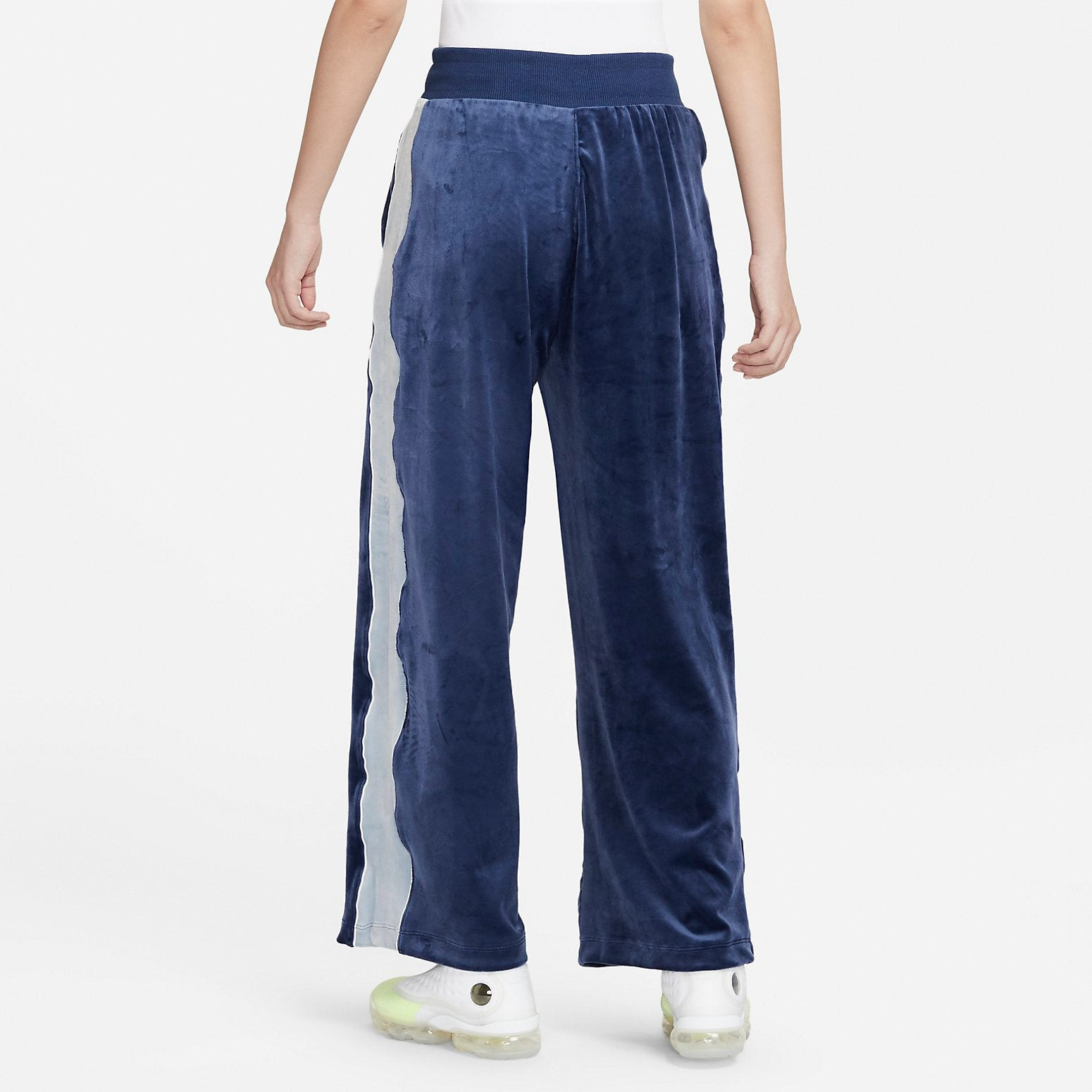 (WMNS) Air Jordan Flight Velour Pant 'Blue' DV1405-410 - 4