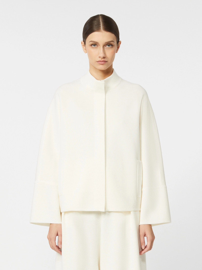 SPORT Wool boxy cardigan - SILK 3