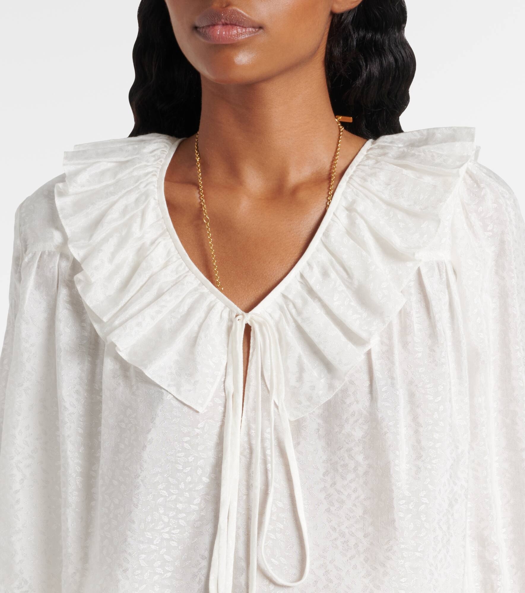 Ruffled blouse - 4