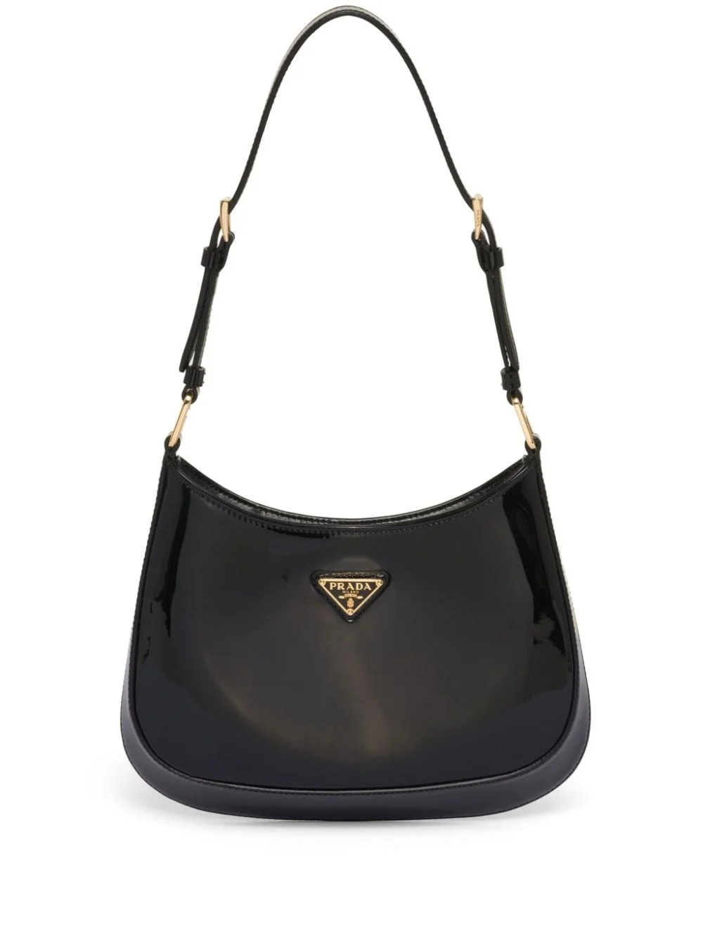 Cleo patent-leather shoulder bag - 1