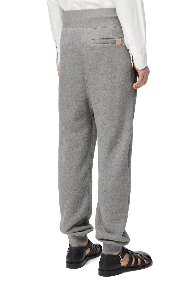Sweatpants in cotton and cashmere 4