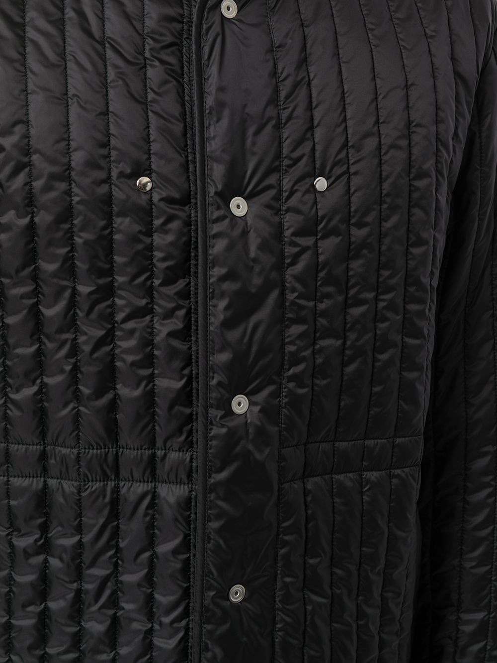 quilted single-breasted jacket - 5