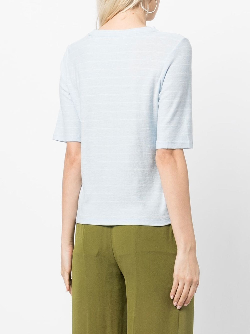 striped short-sleeve T-shirt 4