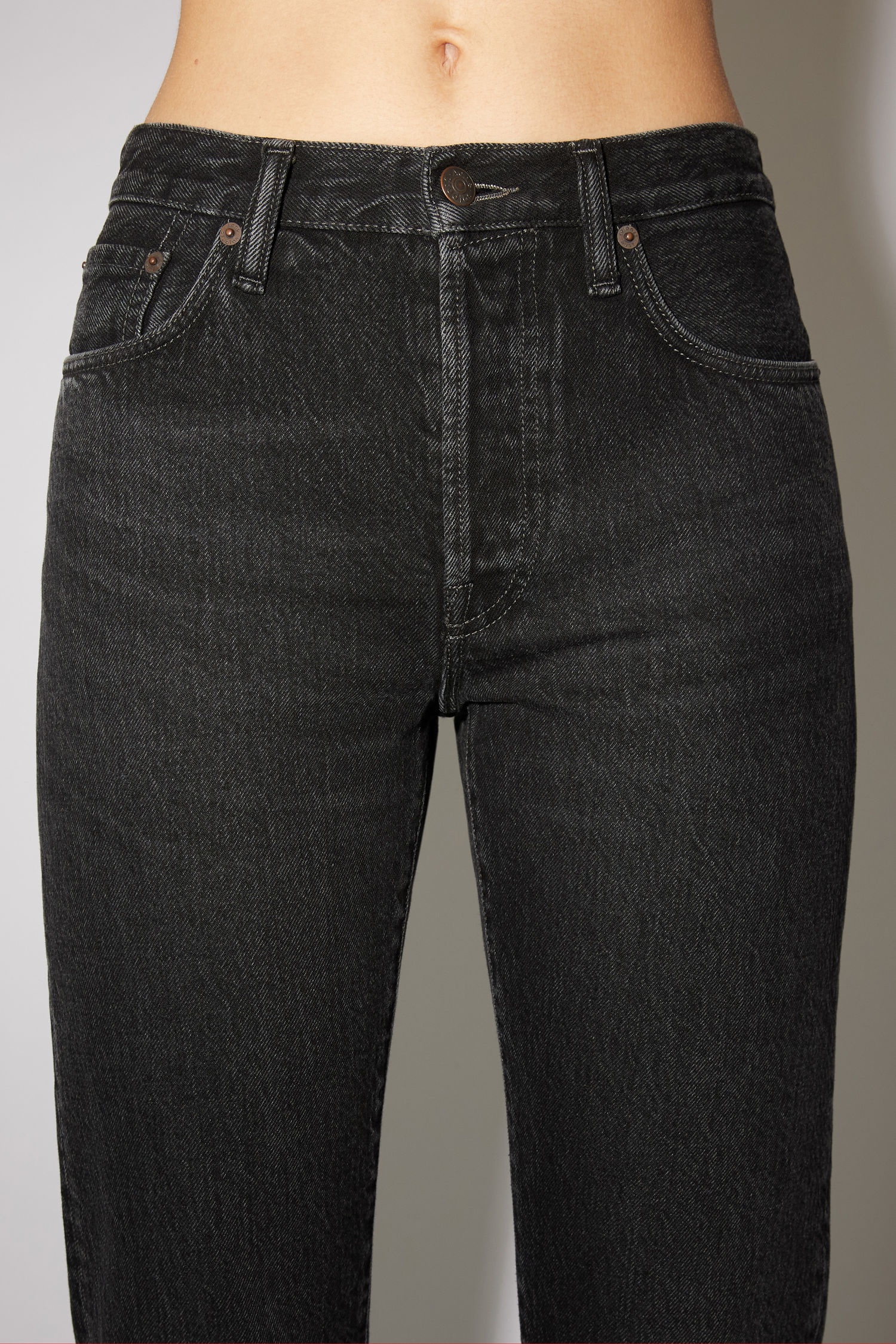 Straight fit jeans - Black - 6