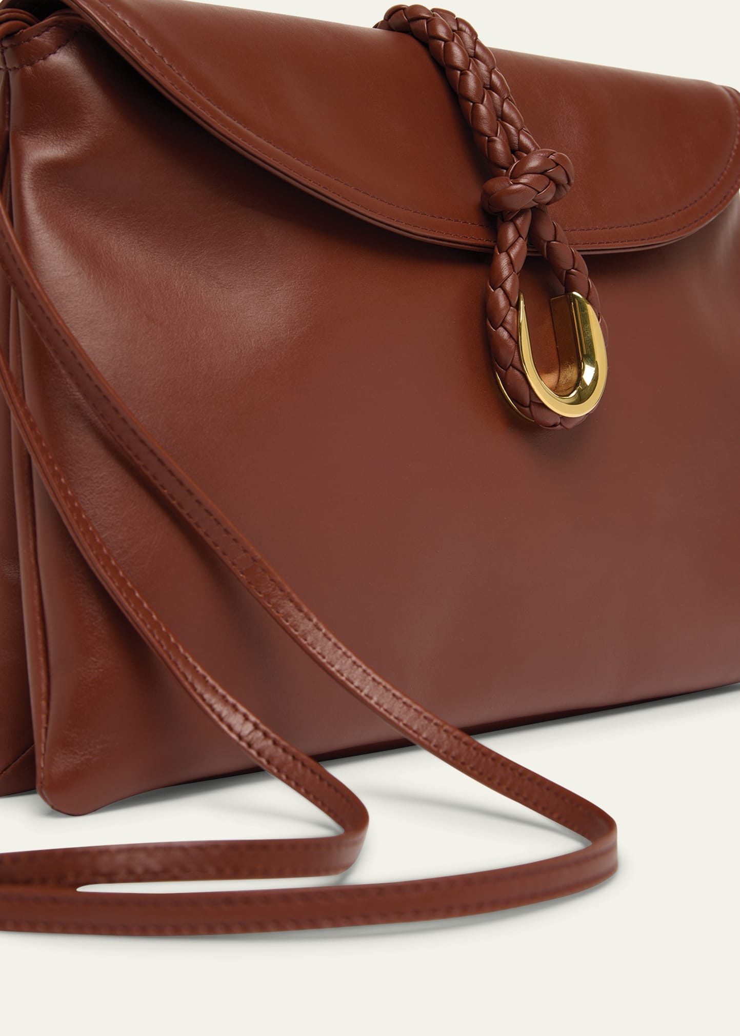 Liberta Medium Flap Leather Crossbody Bag - 5