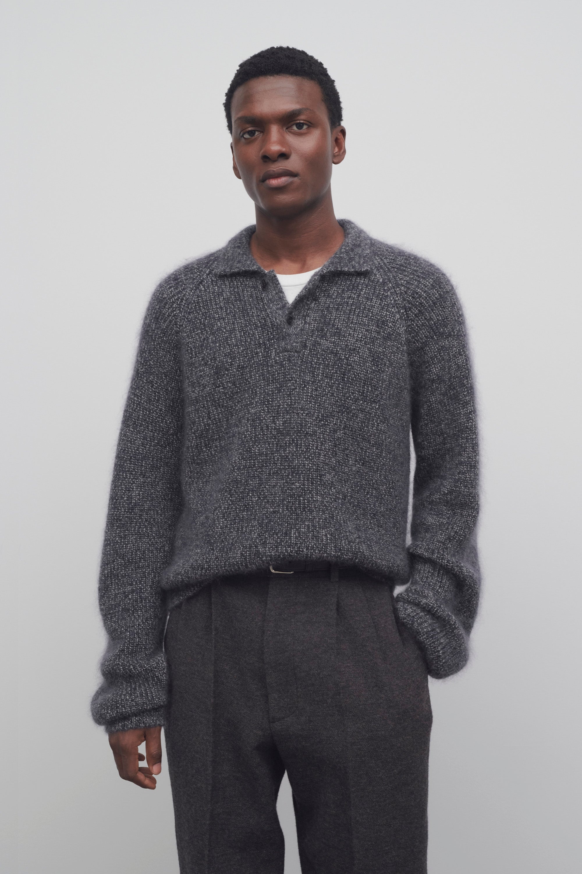 Jora Polo in Mohair and Silk - 3