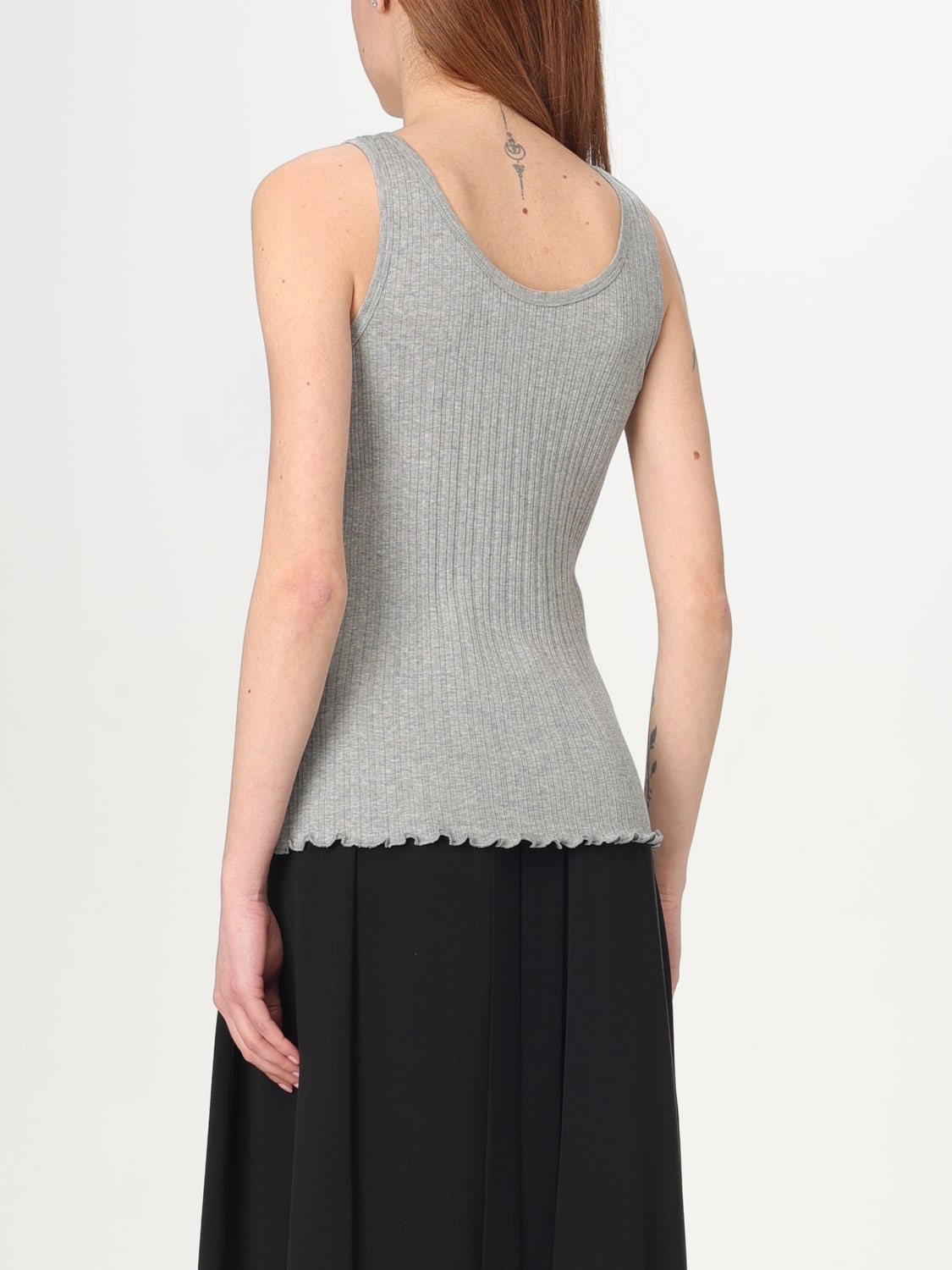 Fendi stretch cotton tank top - 3