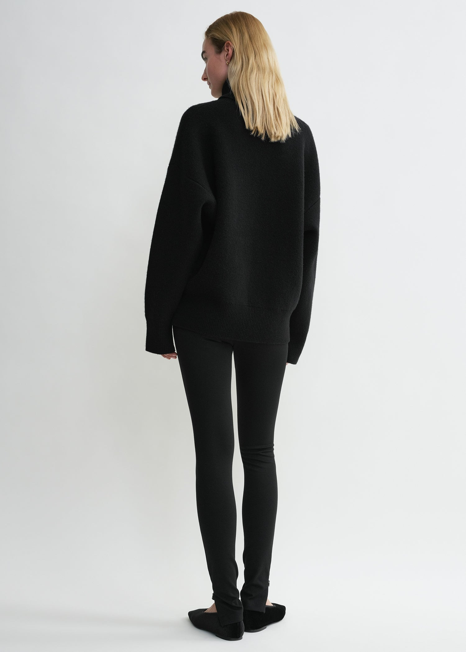 Zip leggings black - 4